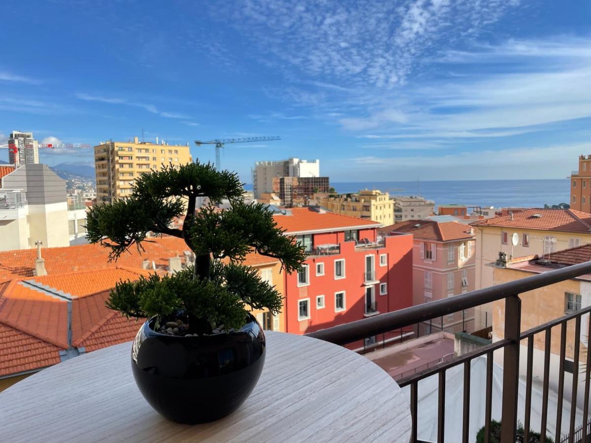 Nice Renting - Curie - Luxury Suite Terrace Sea View Princely Palace - Odeon Tower - Ac - Fully Equipped Beausoleil Buitenkant foto